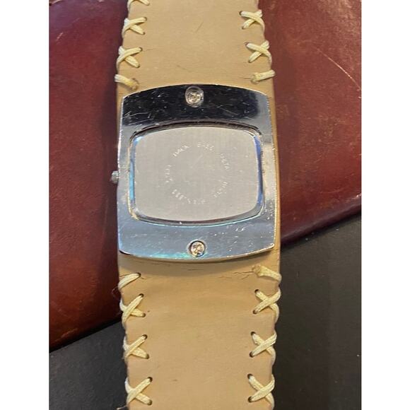 Women's 40mm Silver Ton Versales Watch, Wide Strap - Picture 4 of 4